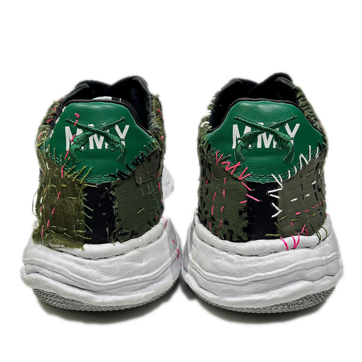 JunAle SASHIKO Maison MIHARAYASUHIRO SNEAKER / GREEN x WHITE