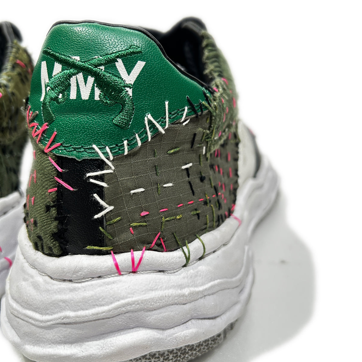 JunAle SASHIKO Maison MIHARAYASUHIRO SNEAKER / GREEN x WHITE