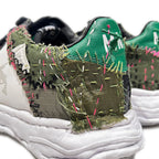 JunAle SASHIKO Maison MIHARAYASUHIRO SNEAKER / GREEN x WHITE