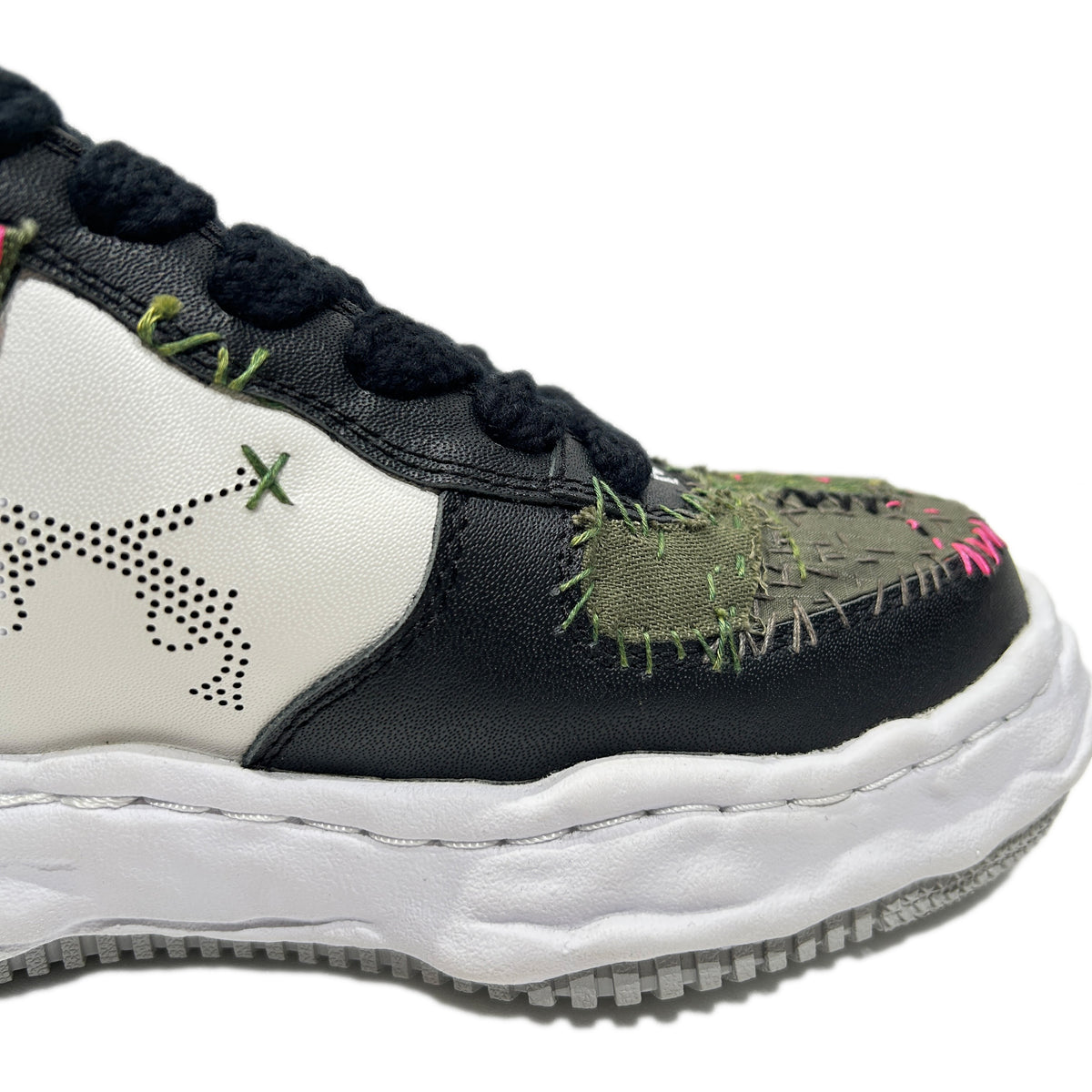JunAle SASHIKO Maison MIHARAYASUHIRO SNEAKER / GREEN x WHITE