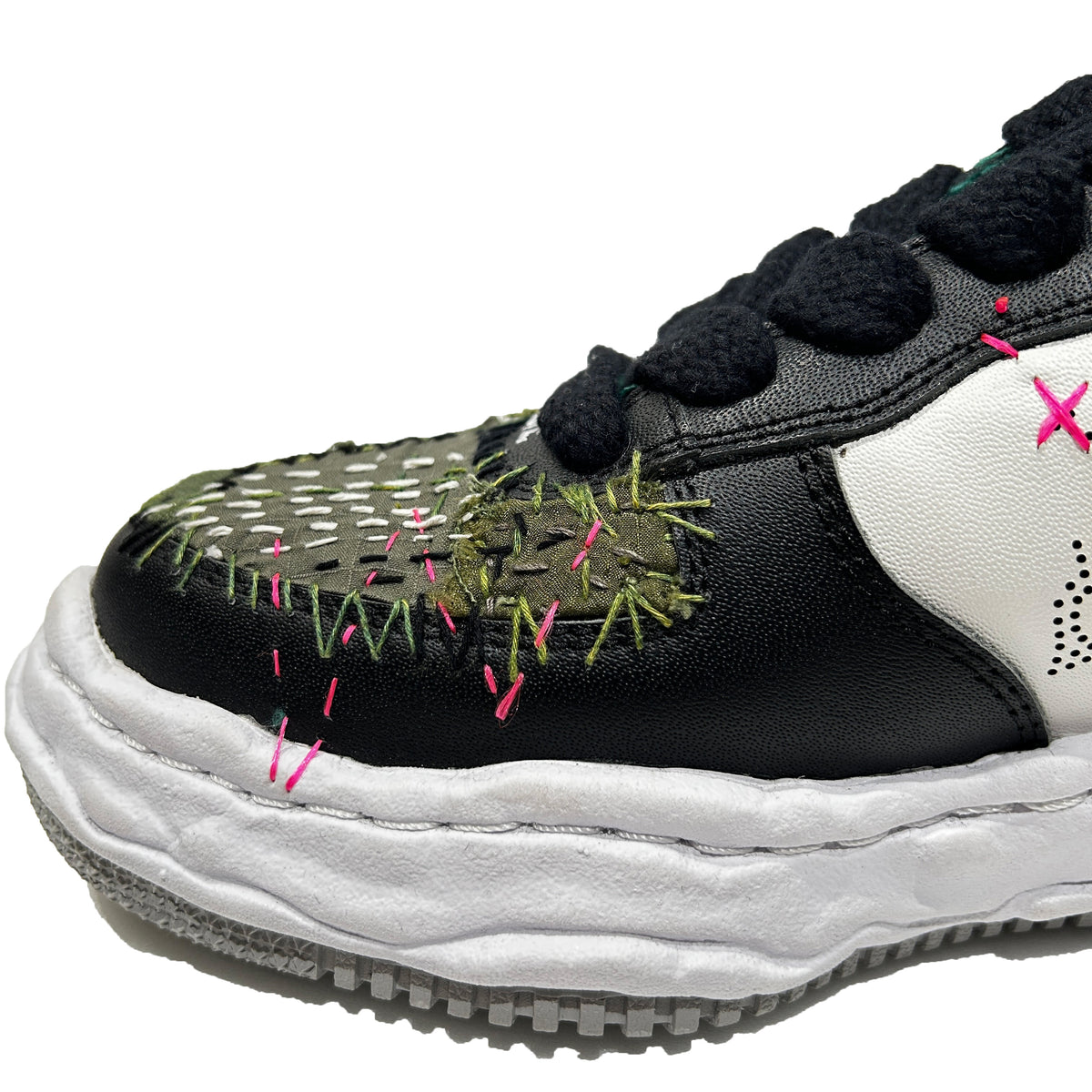 JunAle SASHIKO Maison MIHARAYASUHIRO SNEAKER / GREEN x WHITE