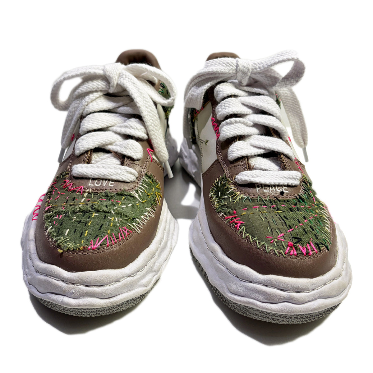 JunAle SASHIKO Maison MIHARAYASUHIRO SNEAKER / BEIGE x WHITE