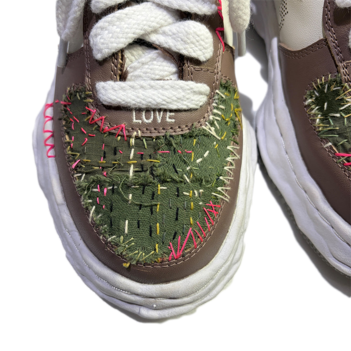 JunAle SASHIKO Maison MIHARAYASUHIRO SNEAKER / BEIGE x WHITE