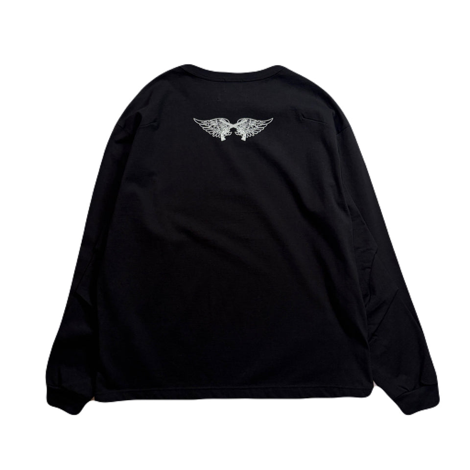 画像をギャラリービューアに読み込む, TT&amp;CO. WING CROSSGUN T-SHIRT / BLACK