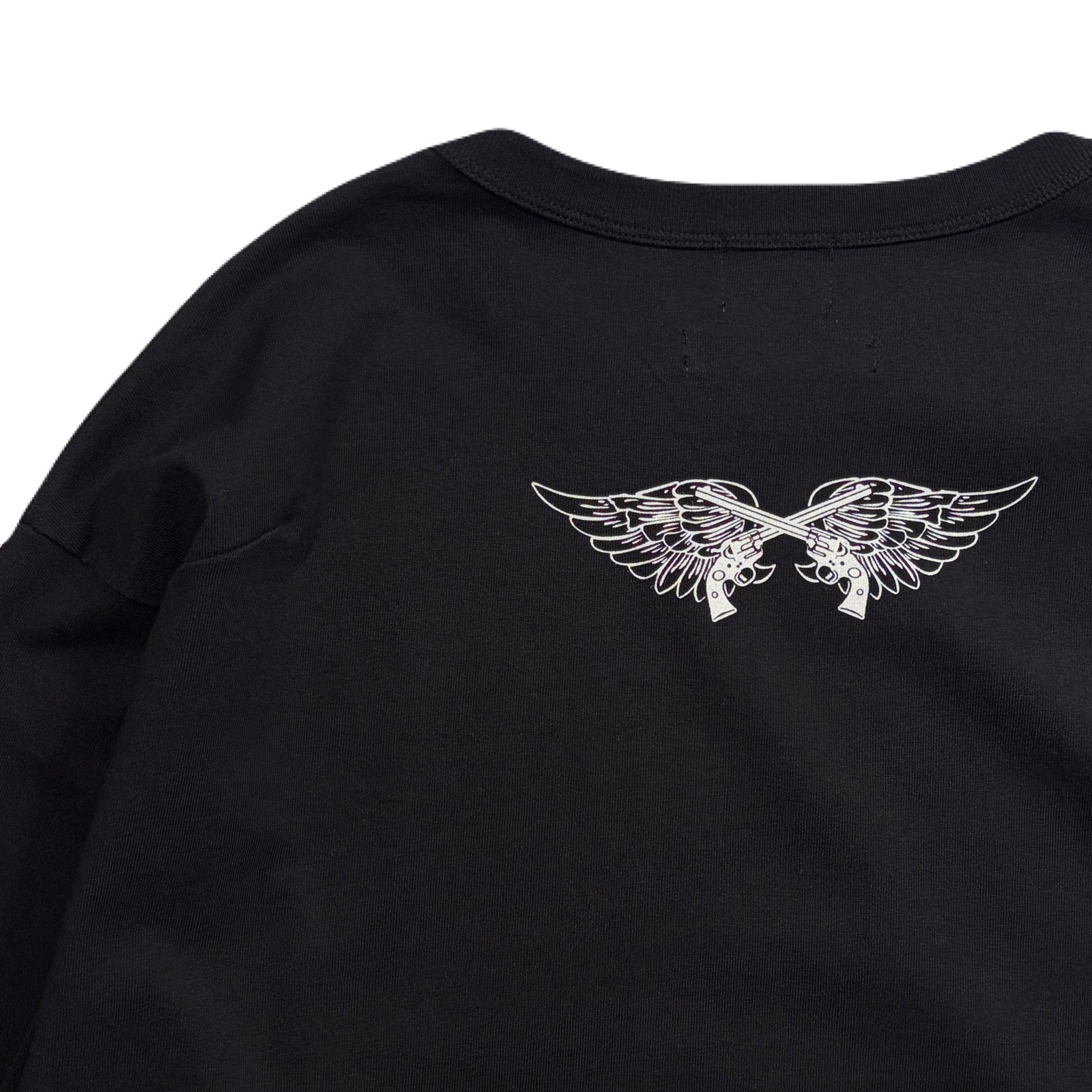 画像をギャラリービューアに読み込む, TT&amp;CO. WING CROSSGUN T-SHIRT / BLACK