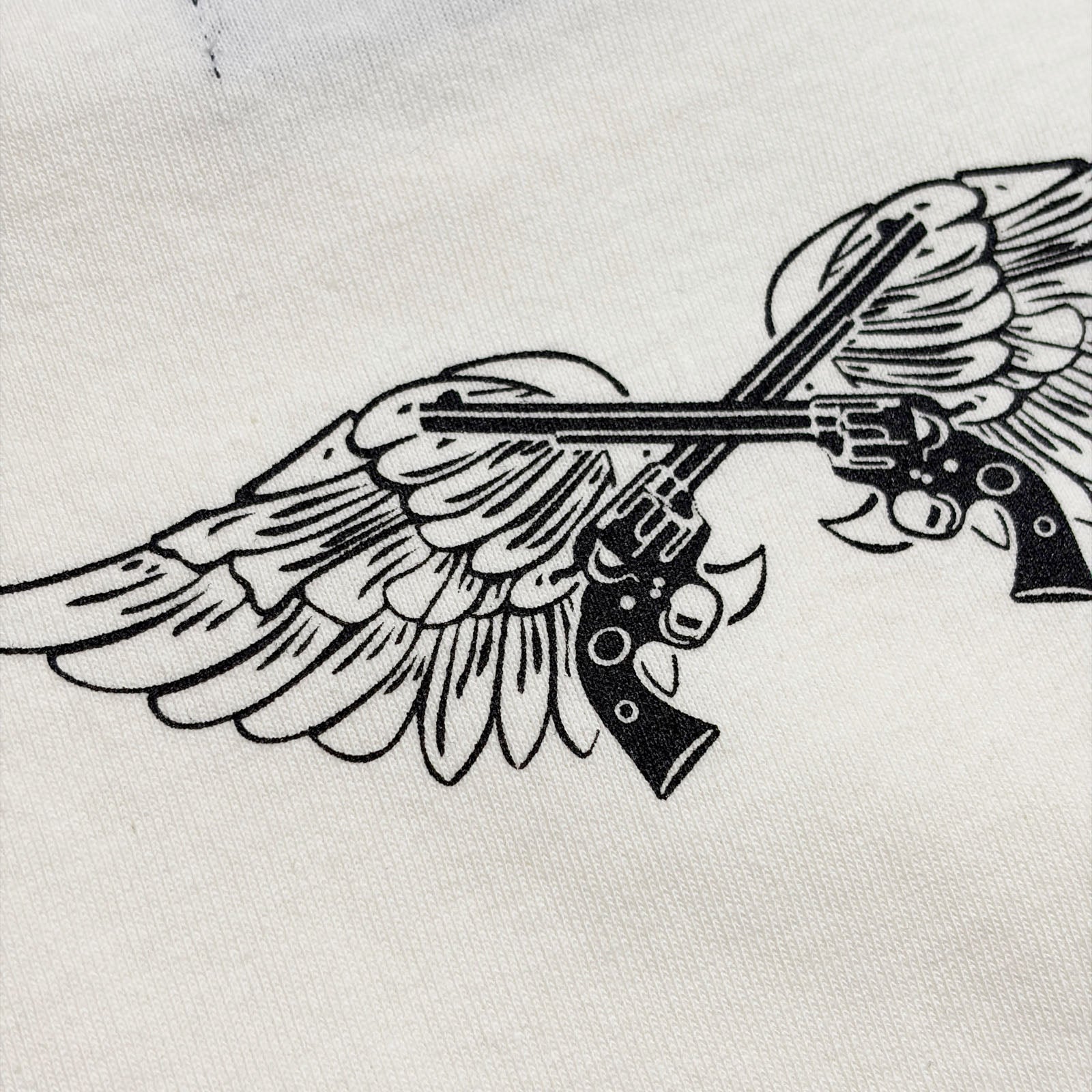 画像をギャラリービューアに読み込む, TT&amp;CO. WING CROSSGUN T-SHIRT / WHITE