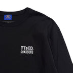 TT&CO. CROSSGUN LOGO T-SHIRT / BLACK
