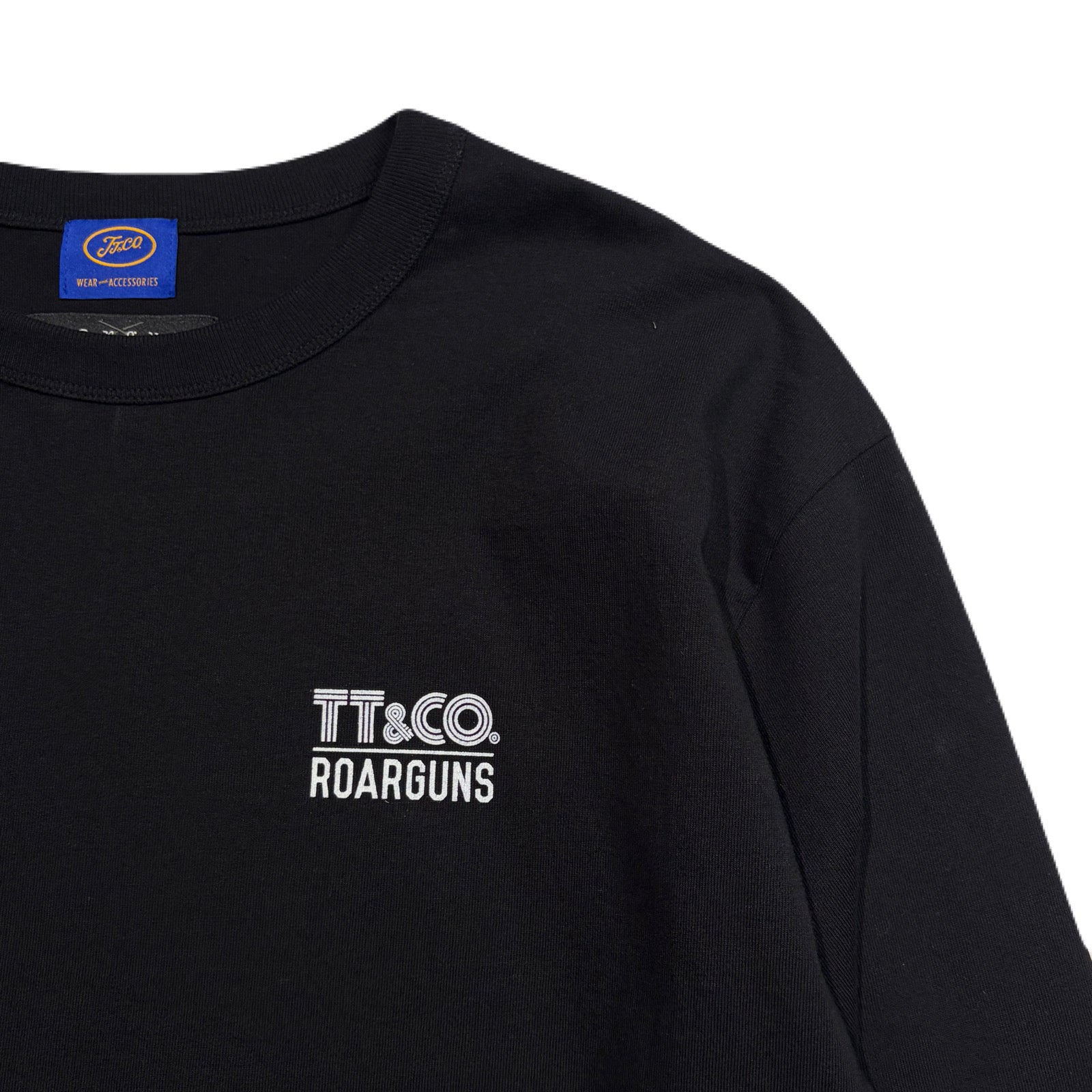 将图片加载到图库查看器，TT&amp;CO. CROSSGUN LOGO T-SHIRT / BLACK