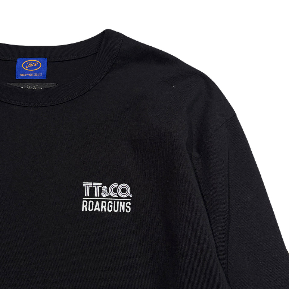 将图片加载到图库查看器，TT&amp;CO. CROSSGUN LOGO T-SHIRT / BLACK