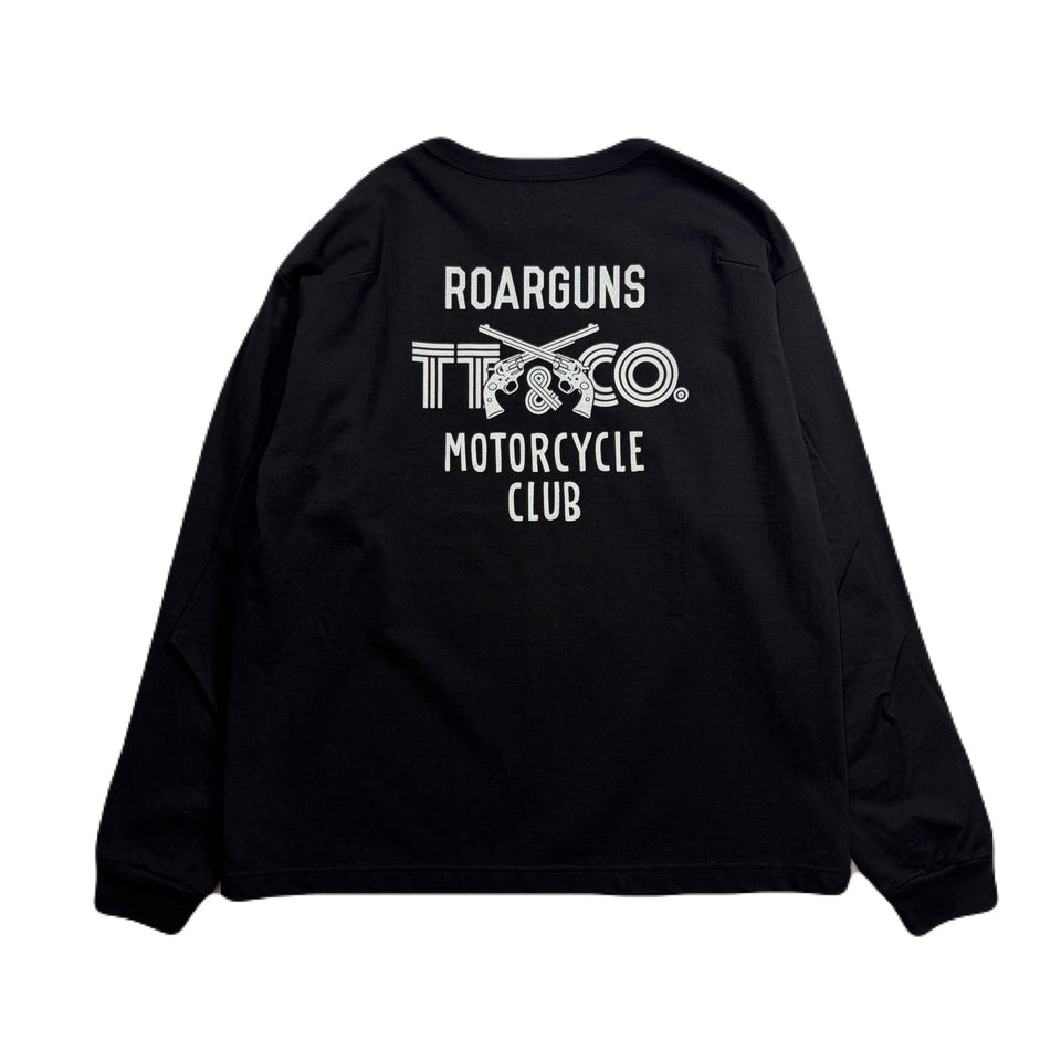 将图片加载到图库查看器，TT&amp;CO. CROSSGUN LOGO T-SHIRT / BLACK