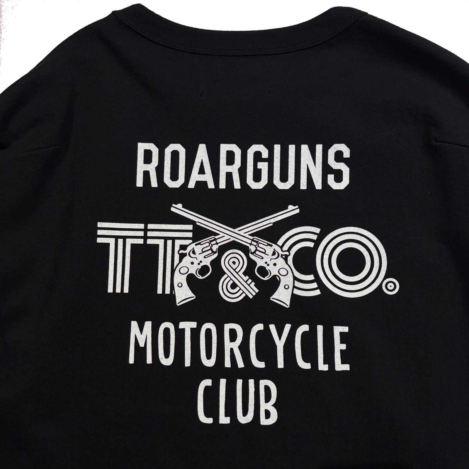将图片加载到图库查看器，TT&amp;CO. CROSSGUN LOGO T-SHIRT / BLACK