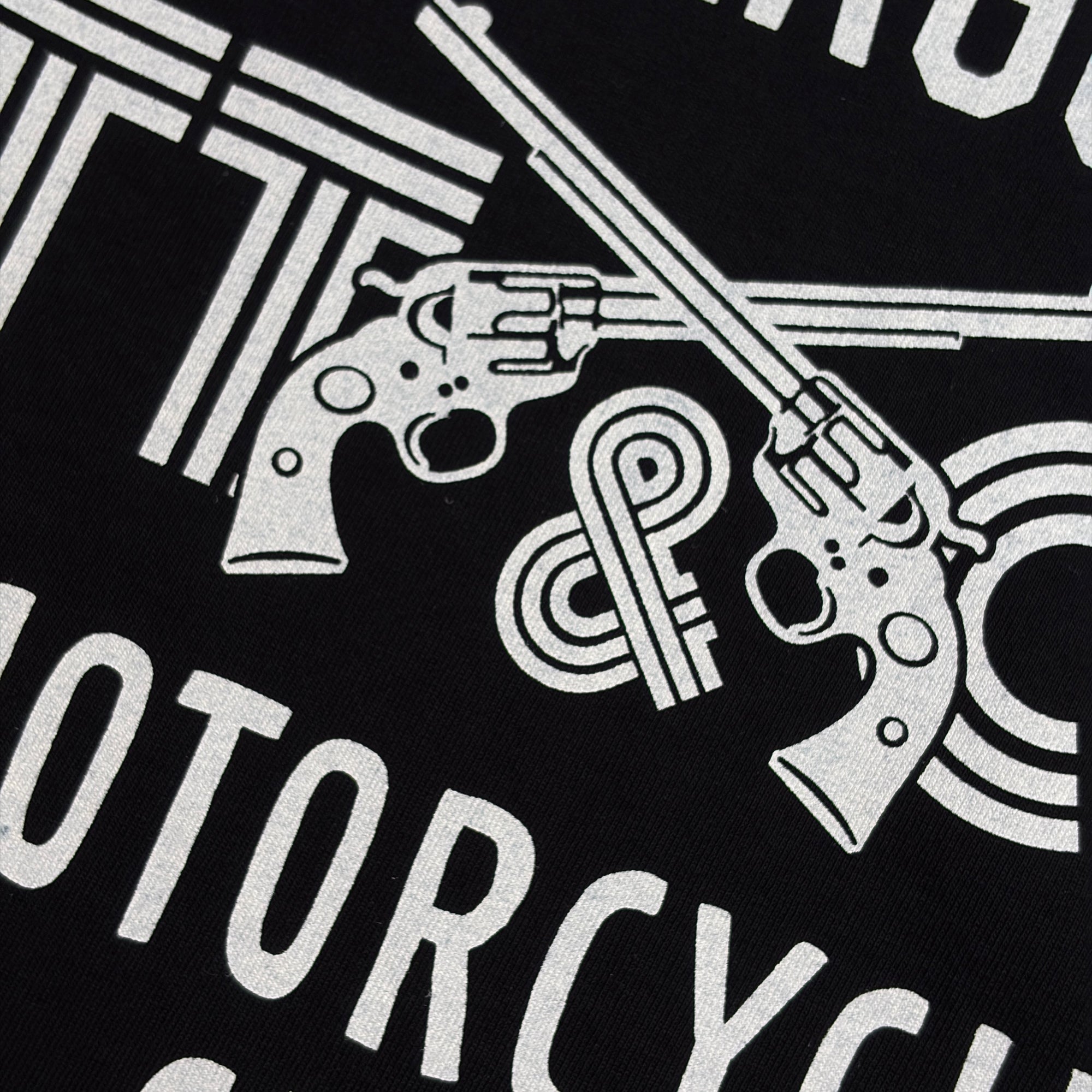 将图片加载到图库查看器，TT&amp;CO. CROSSGUN LOGO T-SHIRT / BLACK