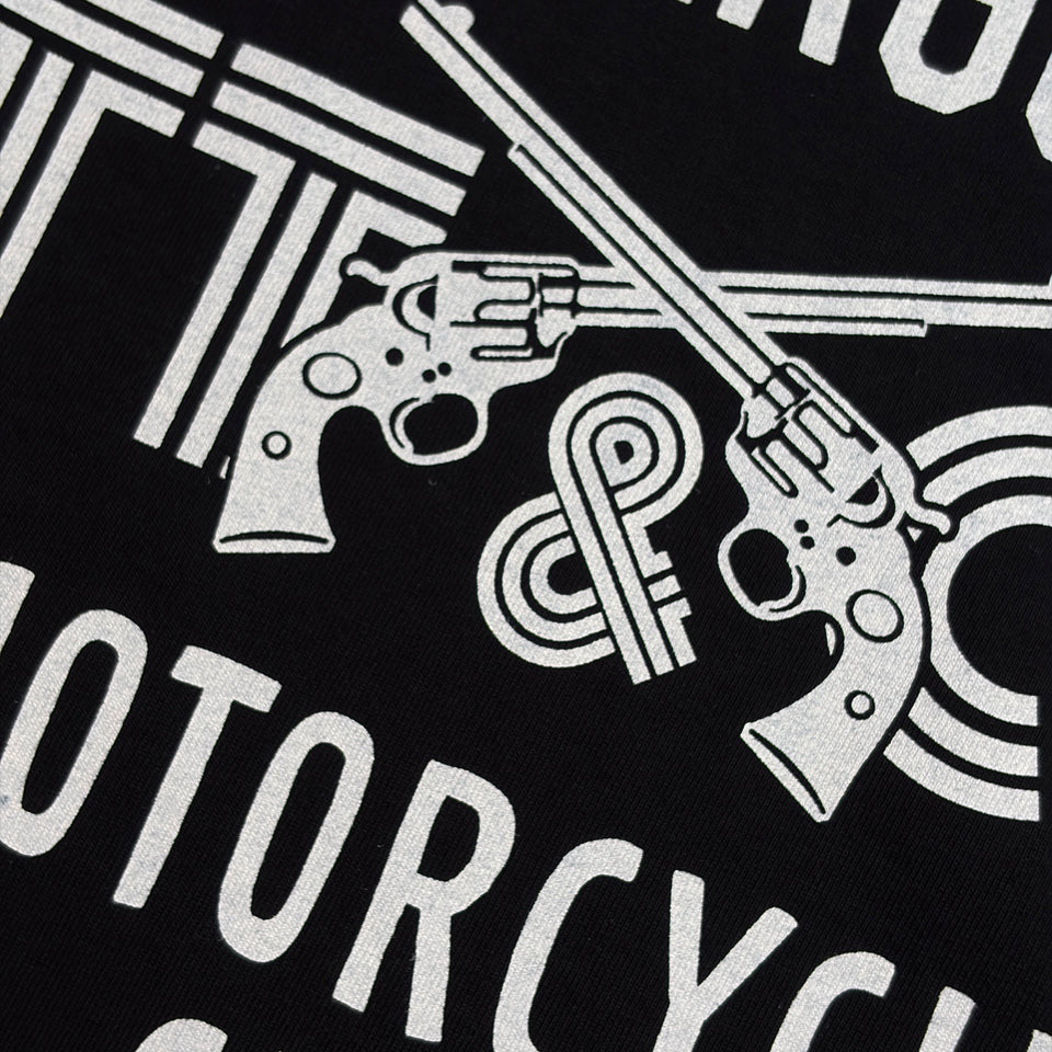 将图片加载到图库查看器，TT&amp;CO. CROSSGUN LOGO T-SHIRT / BLACK