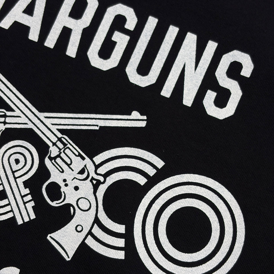 将图片加载到图库查看器，TT&amp;CO. CROSSGUN LOGO T-SHIRT / BLACK