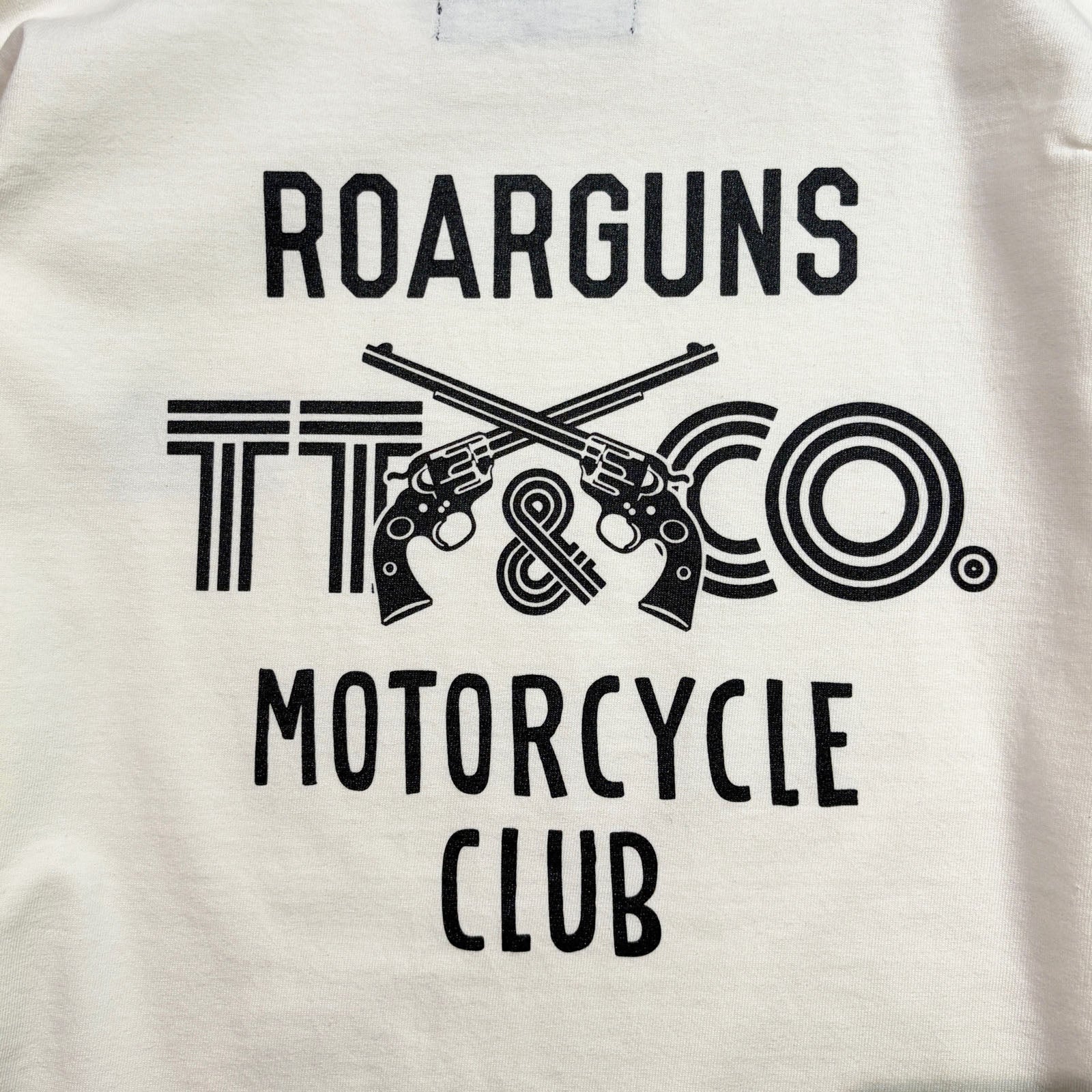 画像をギャラリービューアに読み込む, TT&amp;CO. CROSSGUN LOGO T-SHIRT / WHITE