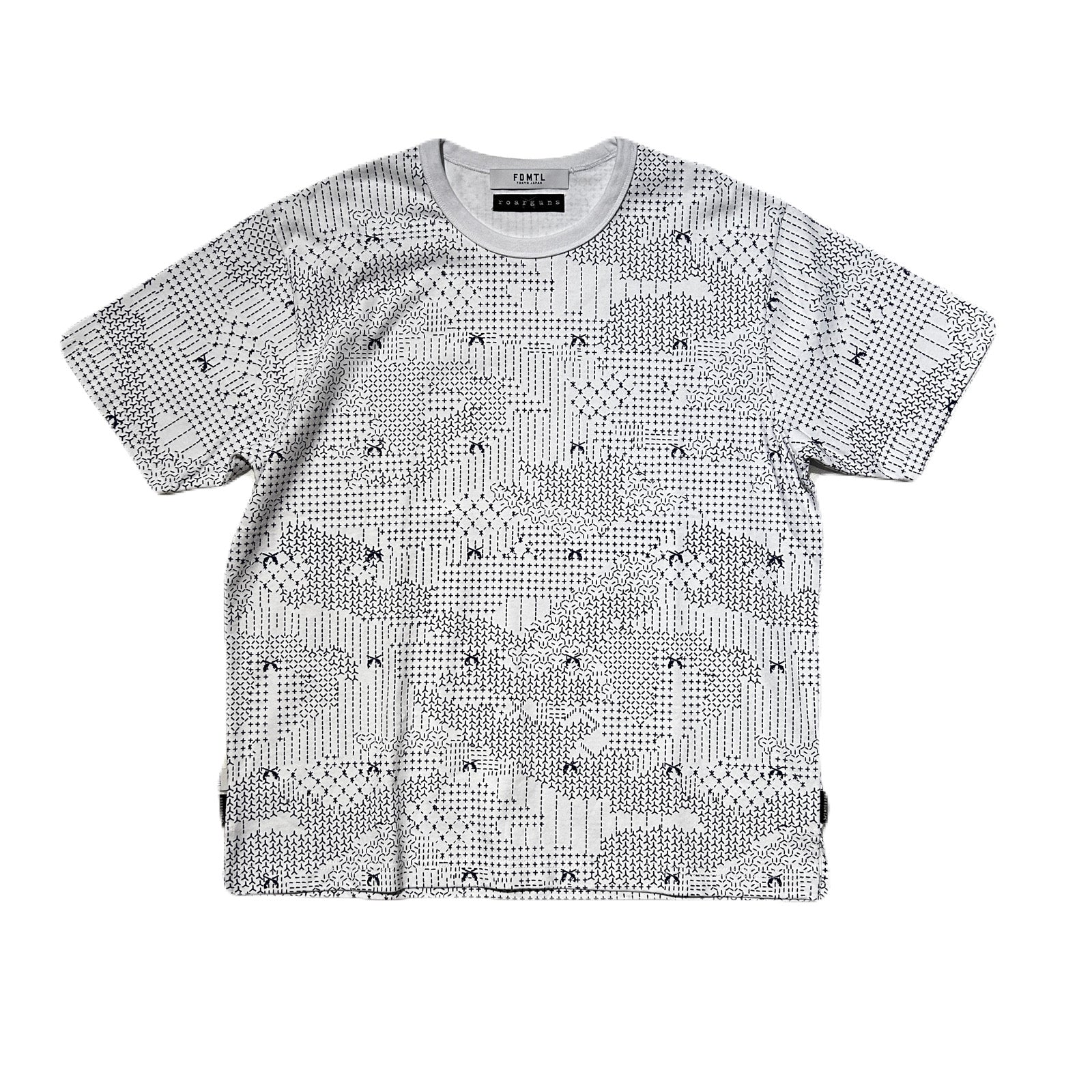 画像をギャラリービューアに読み込む, x FDMTL "Sashiko" CAMO PRINT T-SHIRT / WHITE