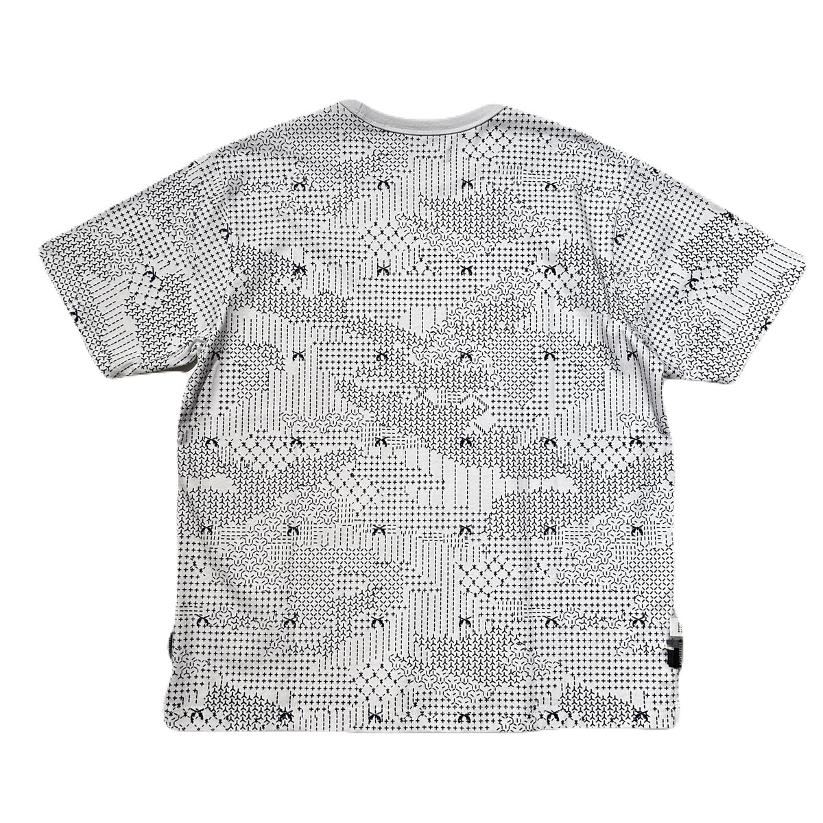 x FDMTL "Sashiko" CAMO PRINT T-SHIRT / WHITE