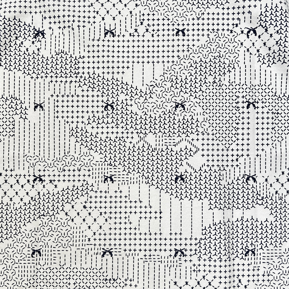 画像をギャラリービューアに読み込む, x FDMTL "Sashiko" CAMO PRINT T-SHIRT / WHITE