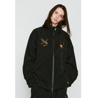 WILD THINGS DENALI JACKET COLOR EMBROIDERY / BLACK