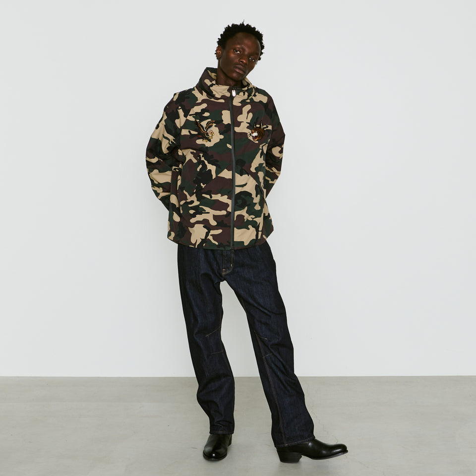 画像をギャラリービューアに読み込む, WILD THINGS DENALI JACKET COLOR EMBROIDERY / CAMO