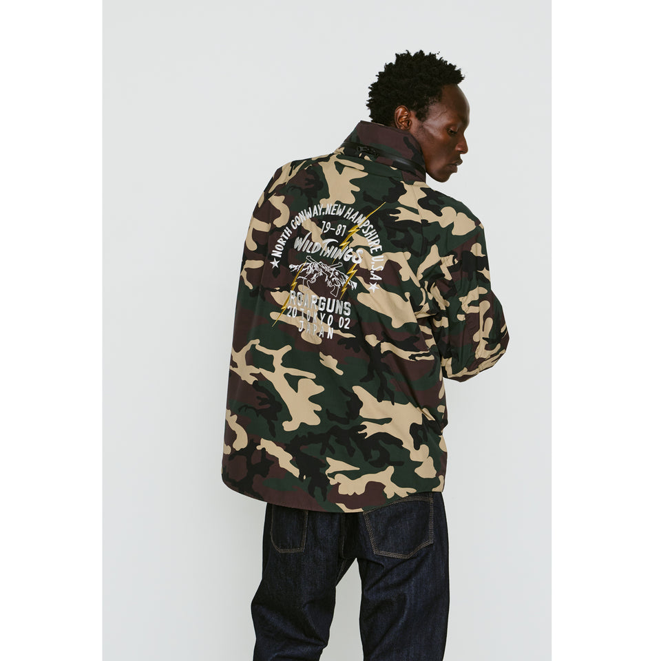 画像をギャラリービューアに読み込む, WILD THINGS DENALI JACKET COLOR EMBROIDERY / CAMO