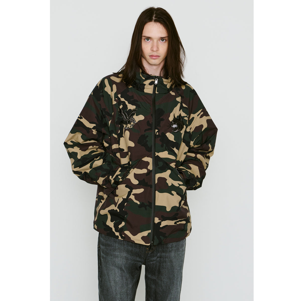 WILD THINGS DENALI JACKET MONO REFLECTOR PRINT / CAMO