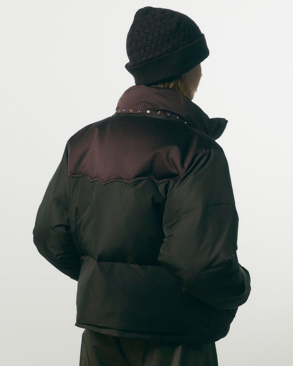 画像をギャラリービューアに読み込む, WOMENS STONE NAIL DOWN / BROWN*MIX