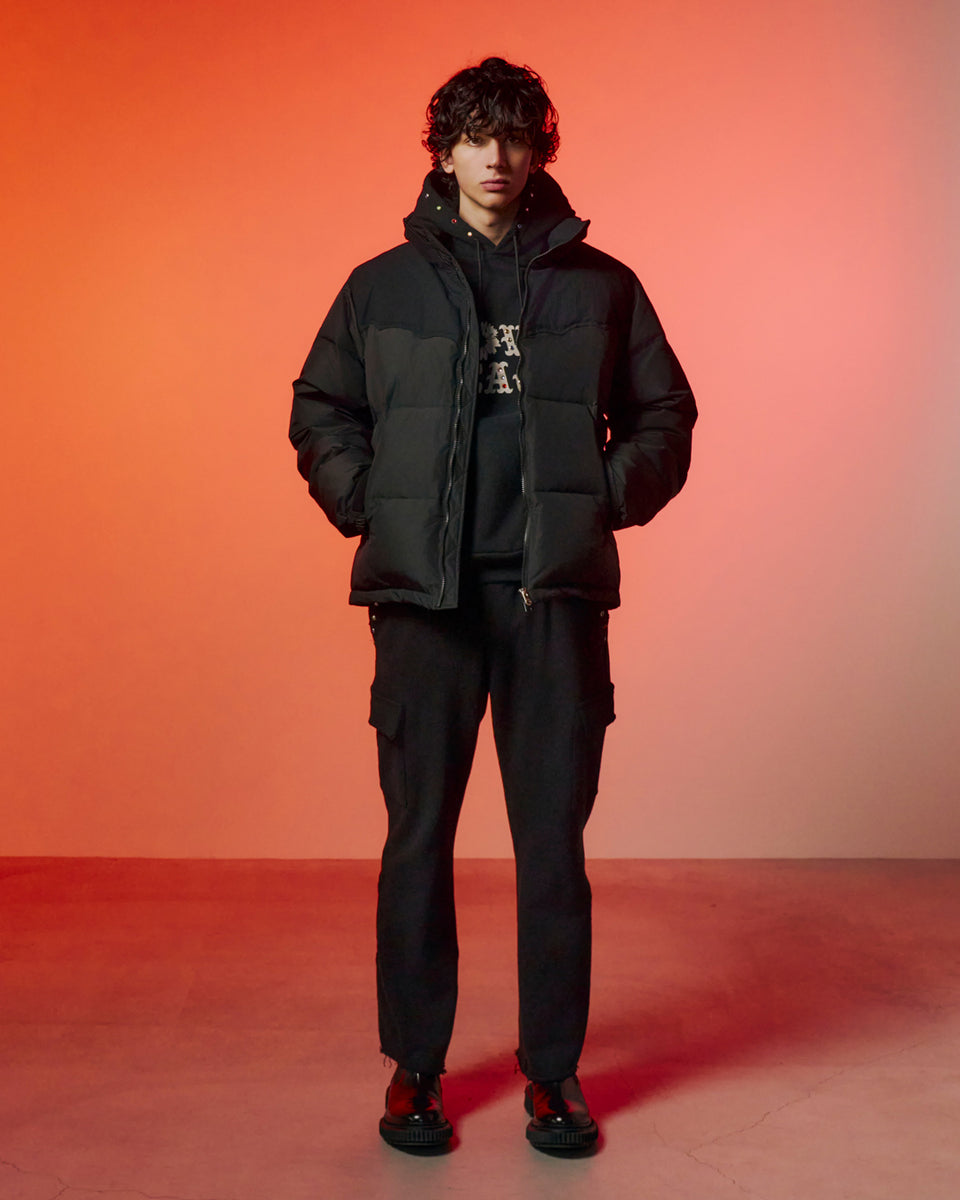 画像をギャラリービューアに読み込む, STONE NAIL DOWN JACKET / BLACK*MIX