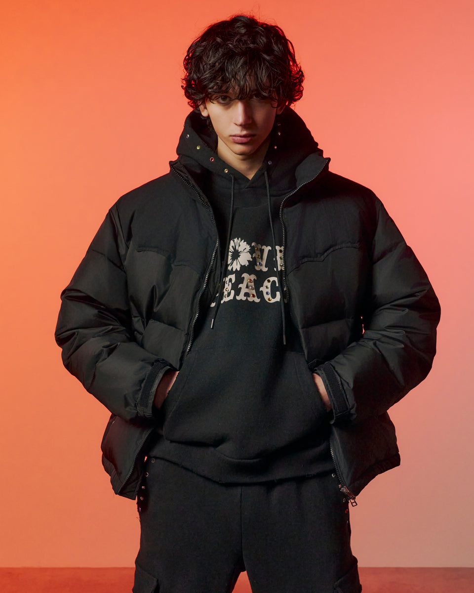 画像をギャラリービューアに読み込む, STONE NAIL DOWN JACKET / BLACK*MIX