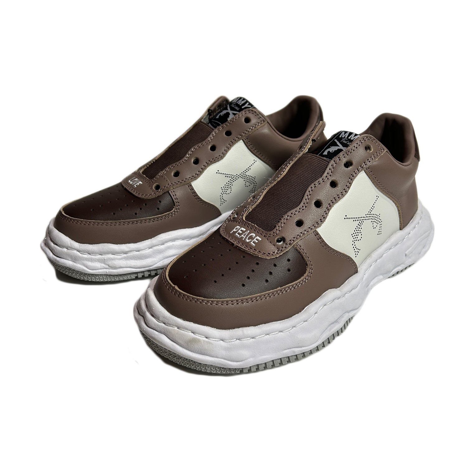 roarguns × Maison MIHARAYASUHIRO SNEEKER / BROWN x WHITE 