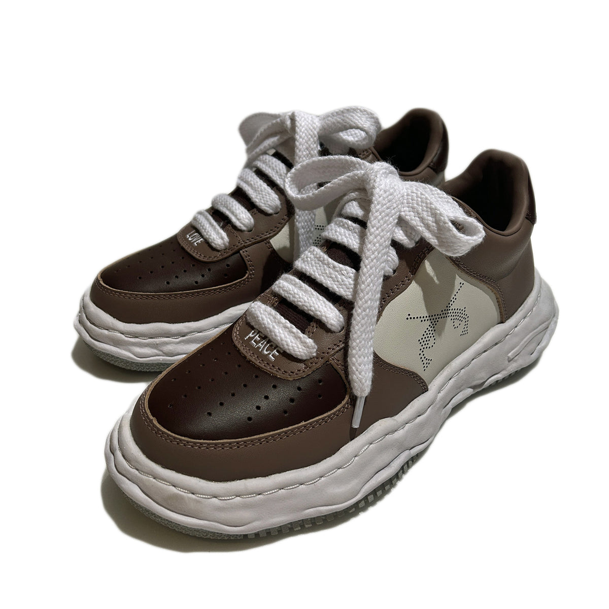 roarguns × Maison MIHARAYASUHIRO SNEAKER / BROWN x WHITE