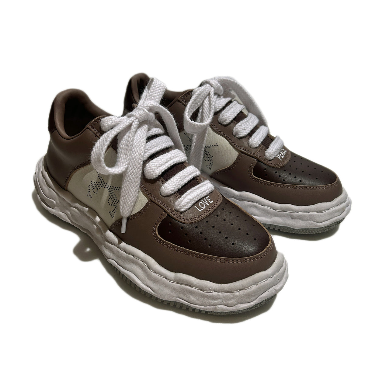 roarguns × Maison MIHARAYASUHIRO SNEAKER / BROWN x WHITE