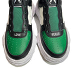 roarguns × Maison MIHARAYASUHIRO SNEAKER / GREEN x WHITE