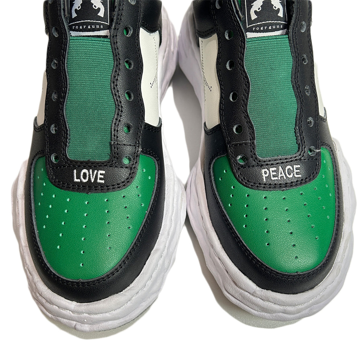 roarguns × Maison MIHARAYASUHIRO SNEAKER / GREEN x WHITE