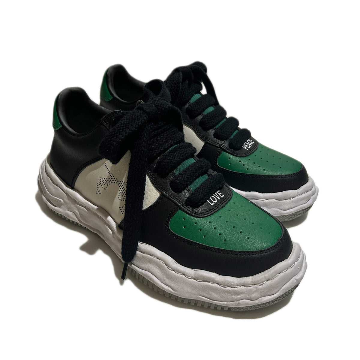 roarguns × Maison MIHARAYASUHIRO SNEAKER / GREEN x WHITE