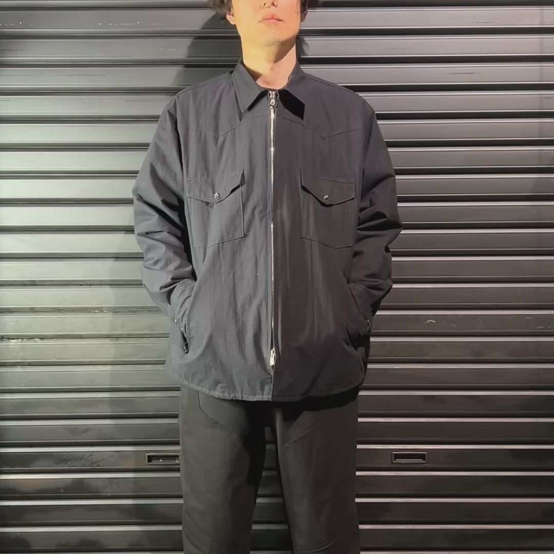 DOWN PROOF SHIRT JACKET / BLACK