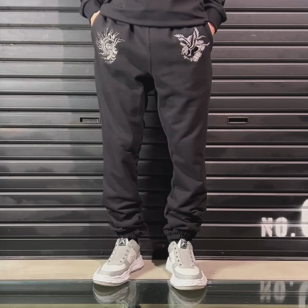 SOUVENIR SWEAT PANTS / BLACK*MONO