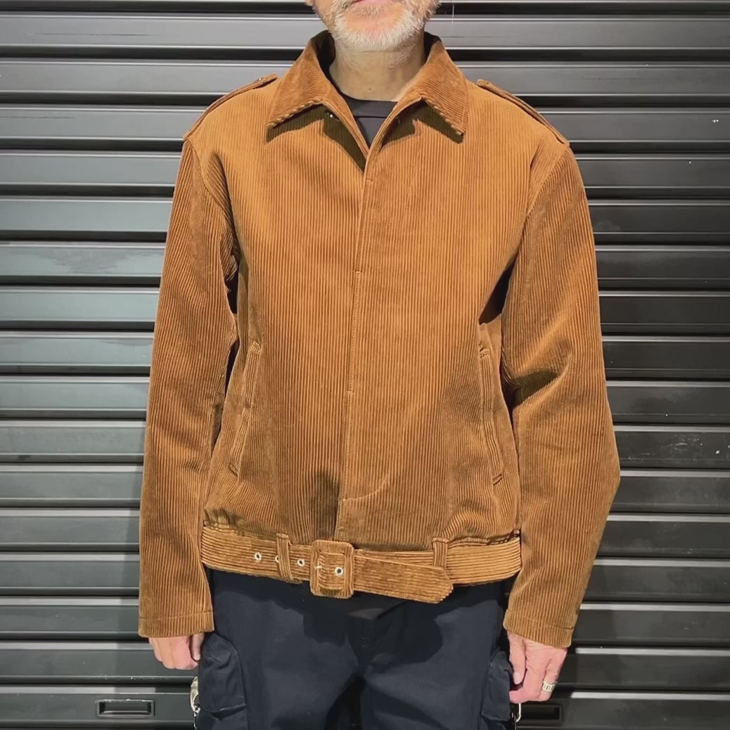 CORDUROY RIDERS JACKET / BROWN