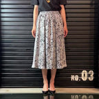 WOMENS FLOWER OPAL SKIRT / GRAY