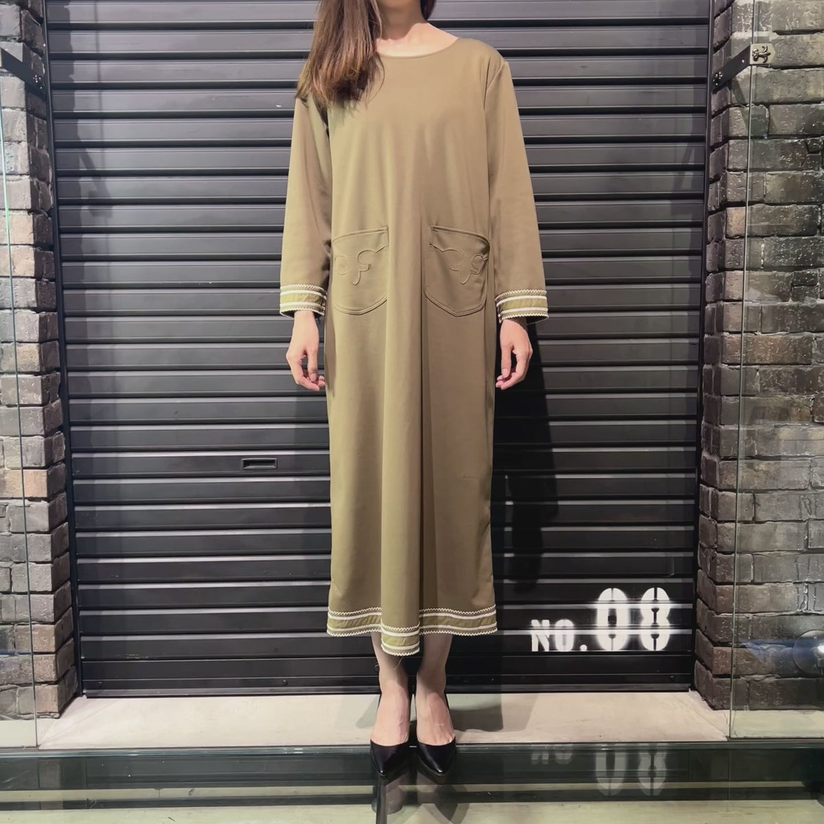 WOMENS CARDBORD WESTERN DRESS  / BLACK