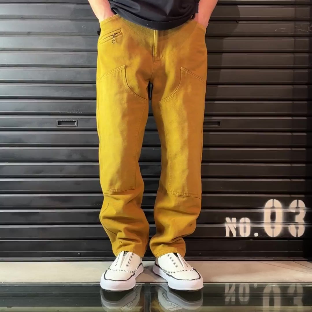 OXFORD DOUBLE KNEE PANTS/ MUSTARD