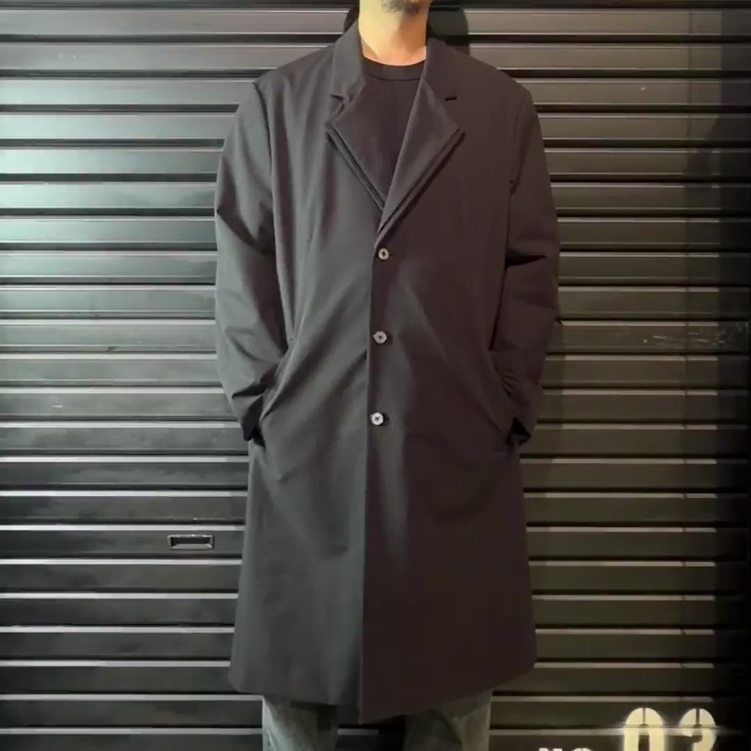 STRETCH COAT CROSSGUN CRYSTAL / BLACK