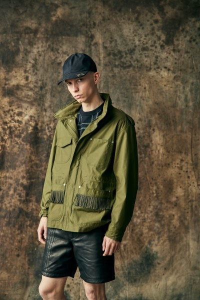 OXFORD M65 CORD EMBROIDERY / KHAKI