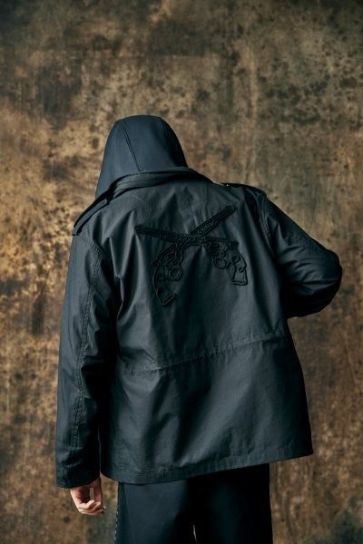 OXFORD M65 CORD EMBROIDERY / BLACK