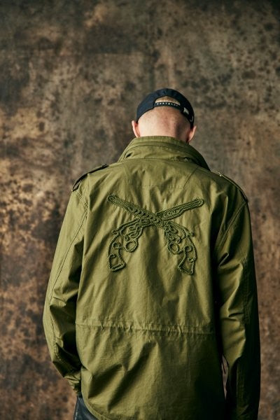 OXFORD M65 CORD EMBROIDERY / KHAKI