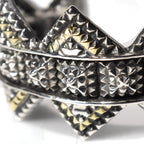 NATURAL INSTINCT STUDS WIDE BANGLE