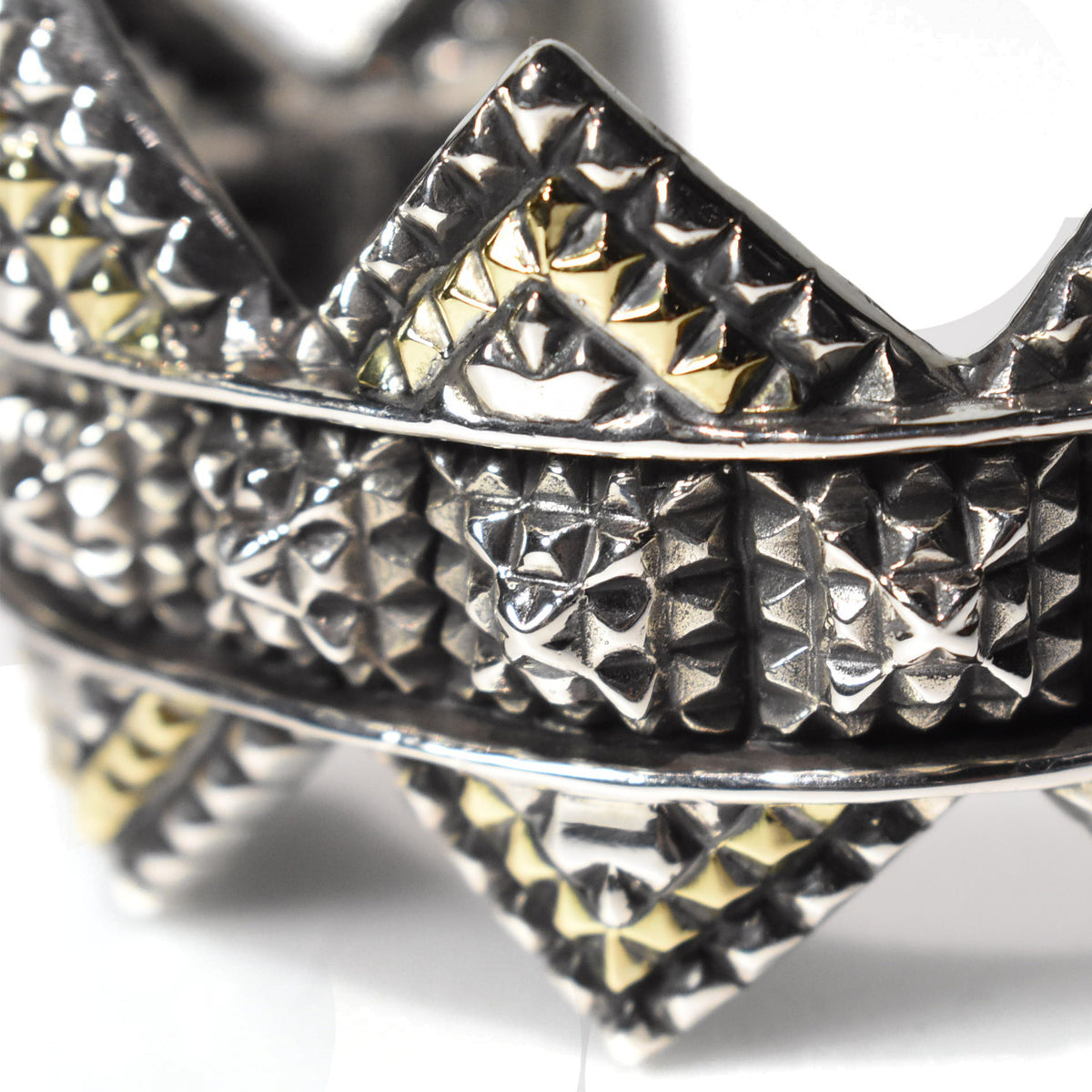 NATURAL INSTINCT STUDS WIDE BANGLE