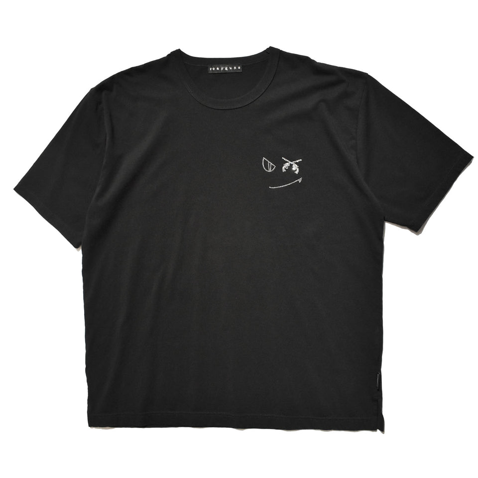 画像をギャラリービューアに読み込む, AMERICAN COTTON FACE CRYSTAL T / BLACK