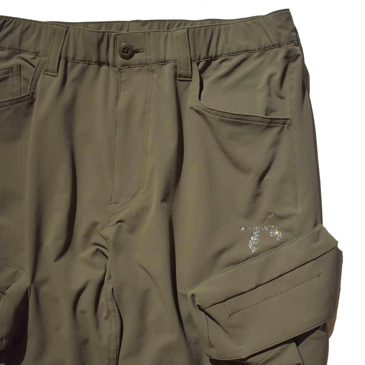 4WAY STRETCH PANTS CRYSTAL / KHAKI