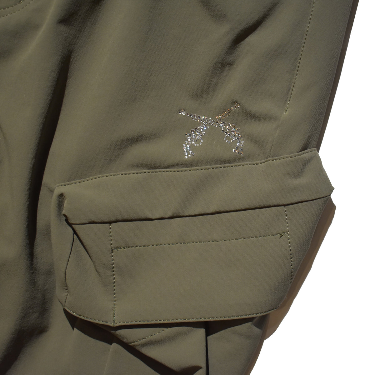 4WAY STRETCH PANTS CRYSTAL / KHAKI
